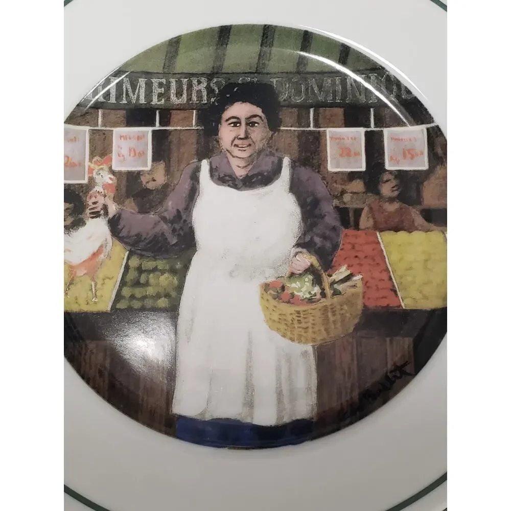 L'etalage Collection THE SHOPKEEPERS Salad Plate Collector Home Kitchen Decor